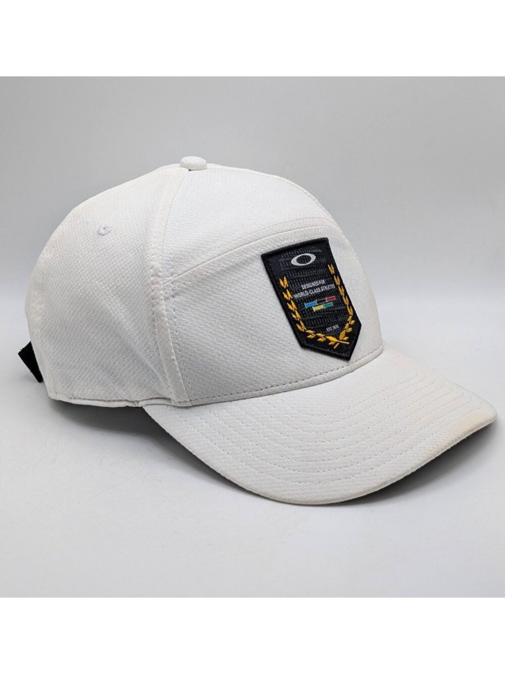 Vintage Oakley Hat Cap Strap Back White Software Gorpcore Grunge Crest Retro Y2K